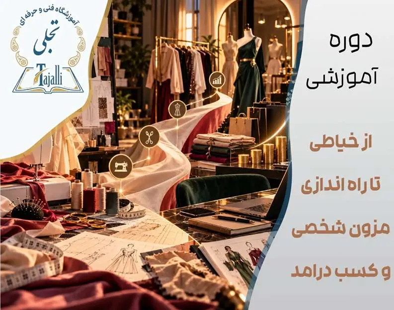 خانه تجلی 5 دوره جامع نازکدوزی زنانه