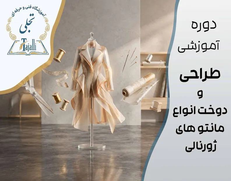 خانه تجلی 4 دوره تخصصی مانتودوزی حرفهای