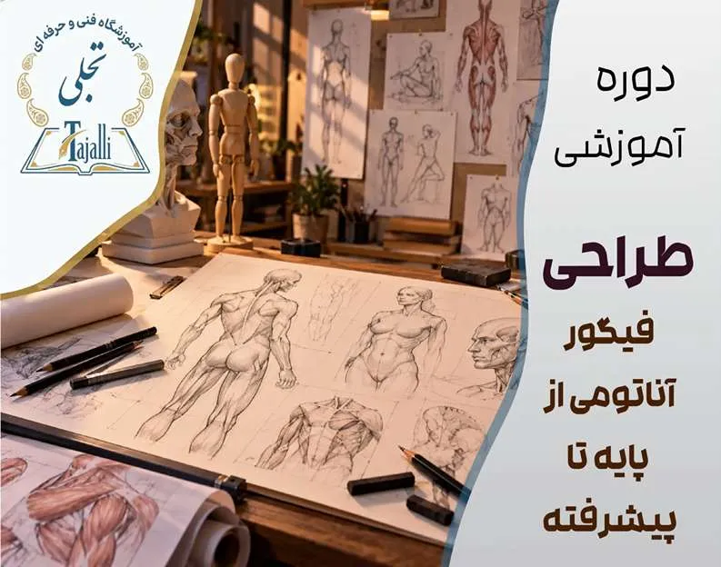 دوره طراحی فیگور آناتومی از پایه تا پیشرفته